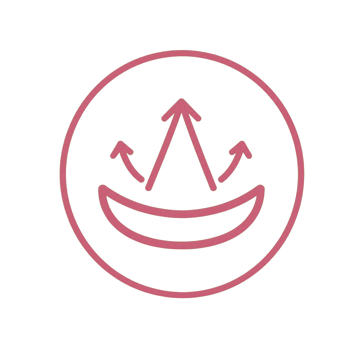 Upward arrows representing extra lift and support